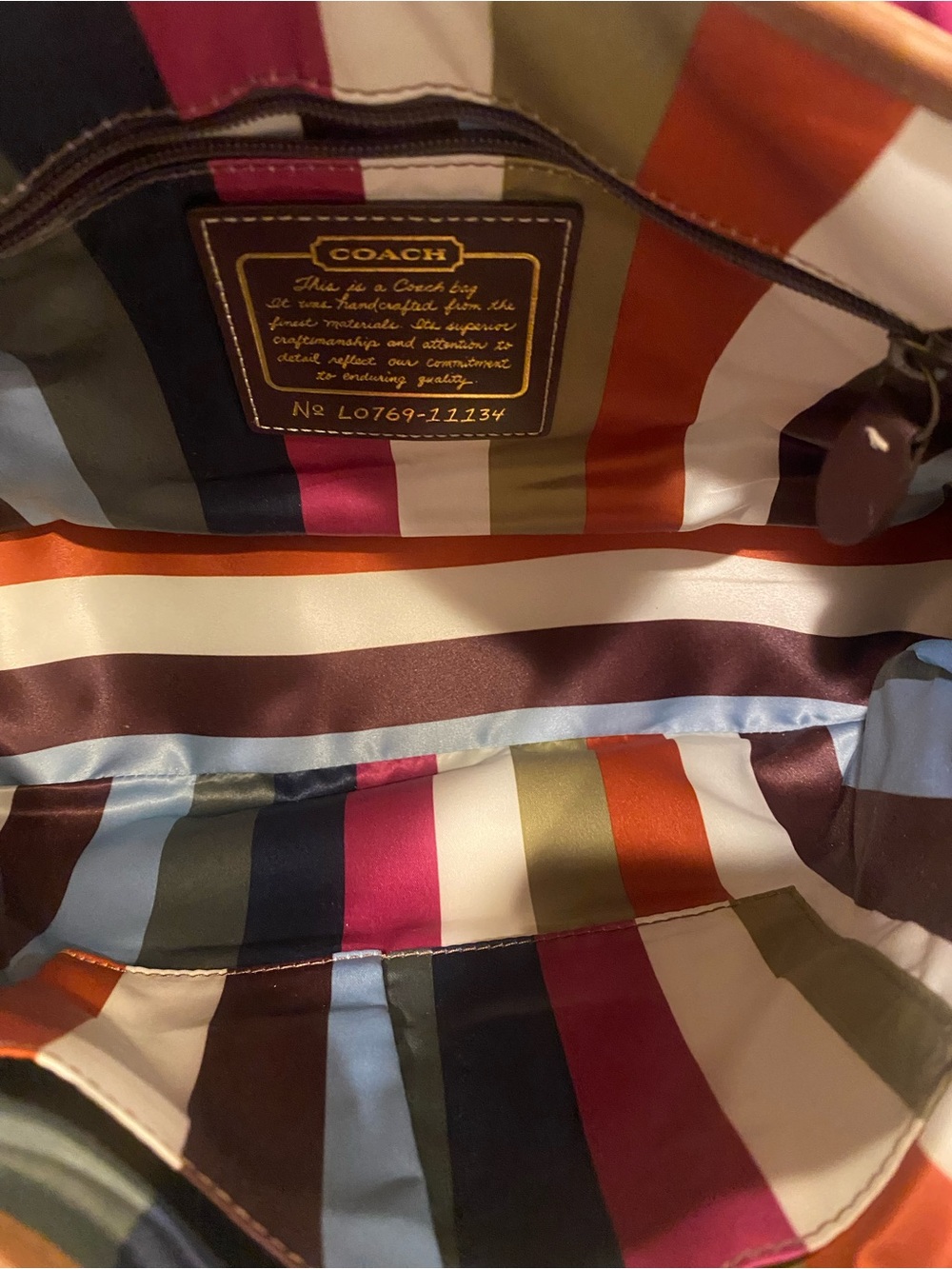 Coach 65th Anniversary Legacy Bag in Chestnut Brown - Picture 11 of 12